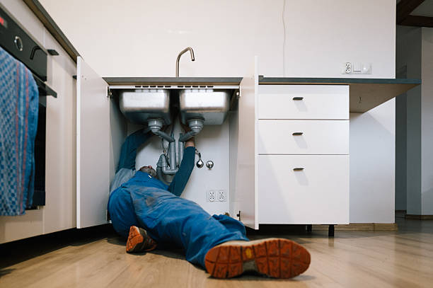 Professional Pipe Repair technician working in Mc Coy, VA